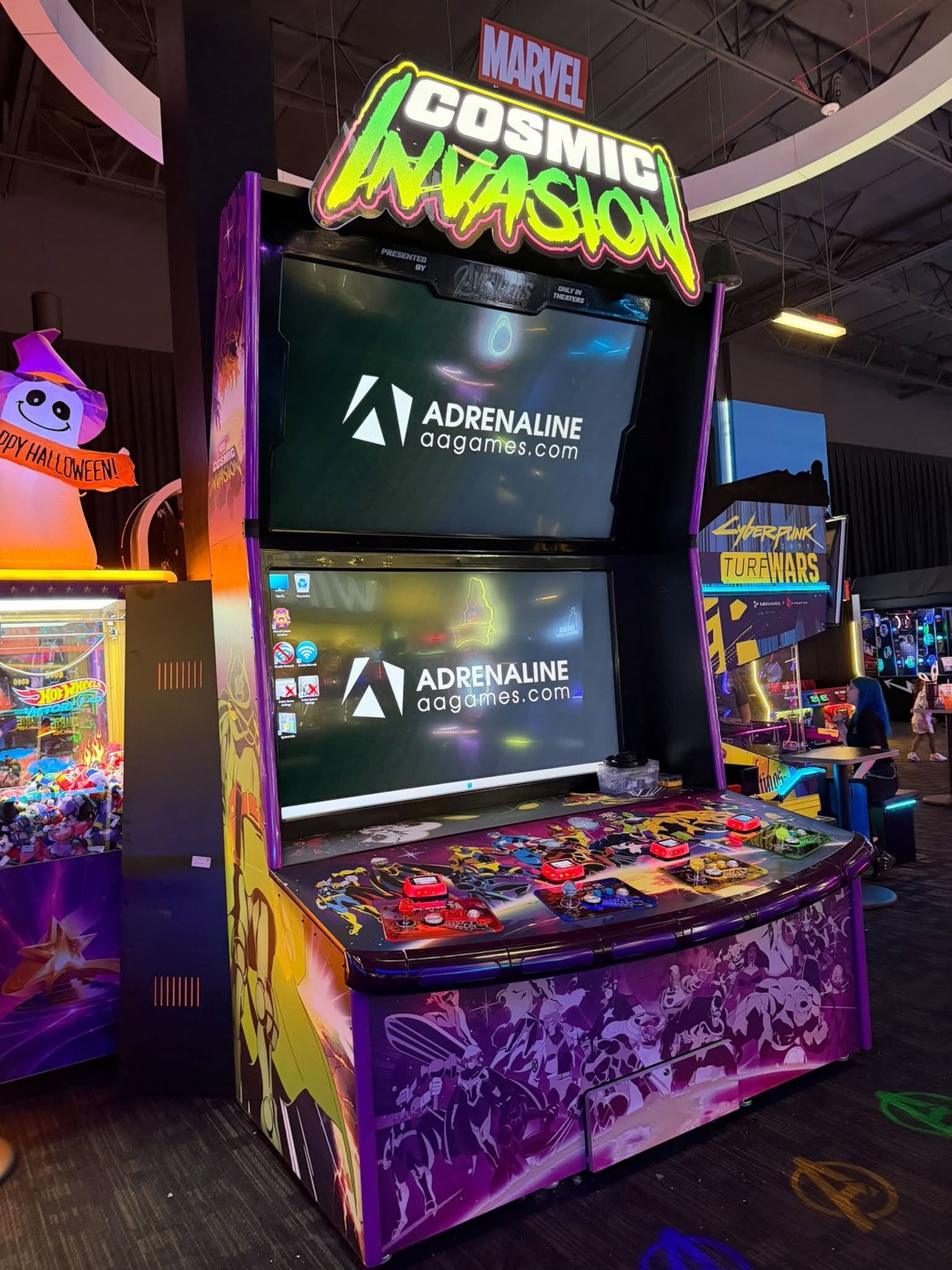 Marvel Cosmic Invasion on test by Adrenaline Amusements