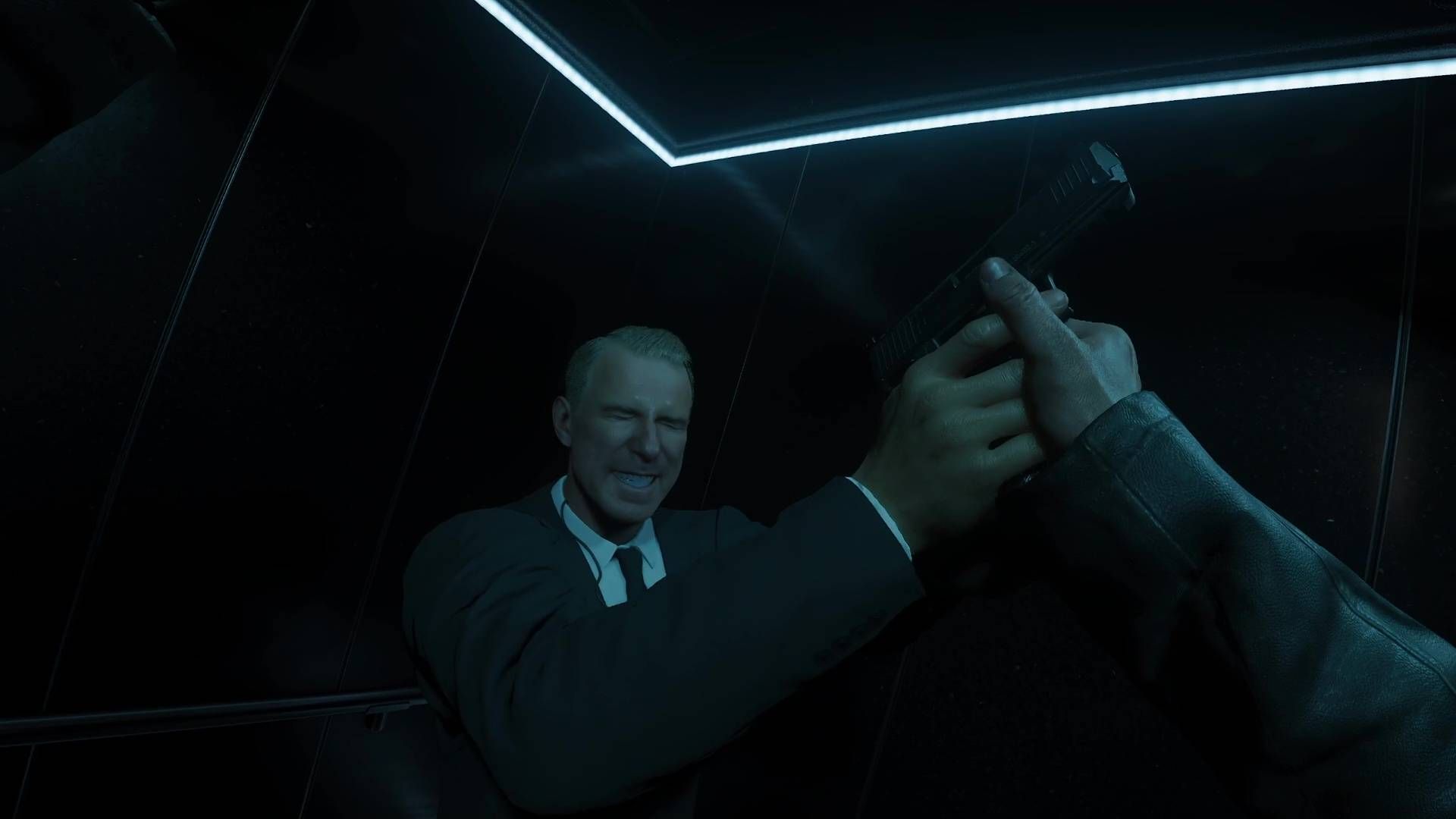 A Modern Warfare 4 screenshot showing Captain Price in hand-to-hand combat with a security guard.