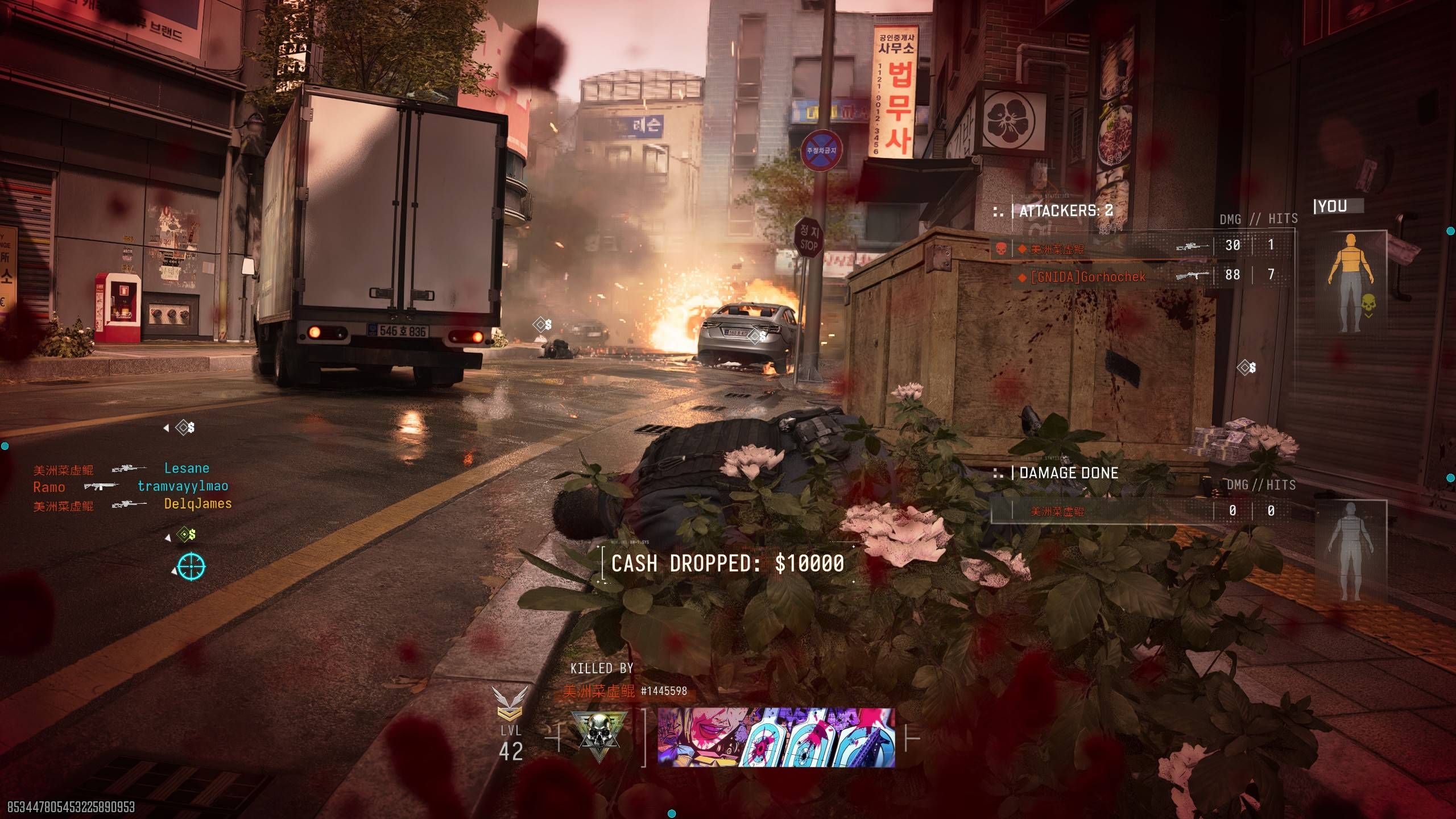 Being killed in Inflation in MW4.