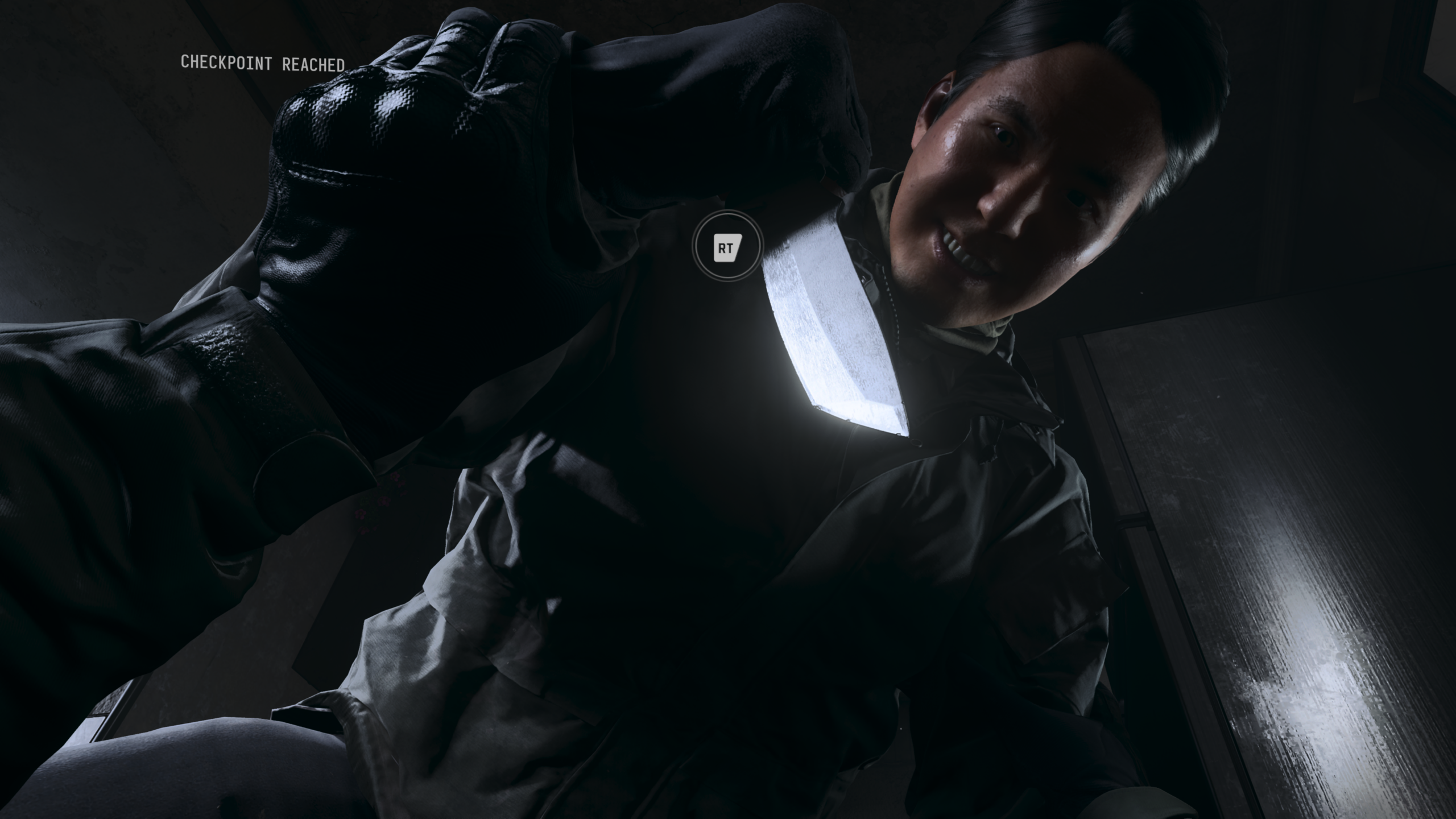 Price parries a knife in Call of Duty MW4