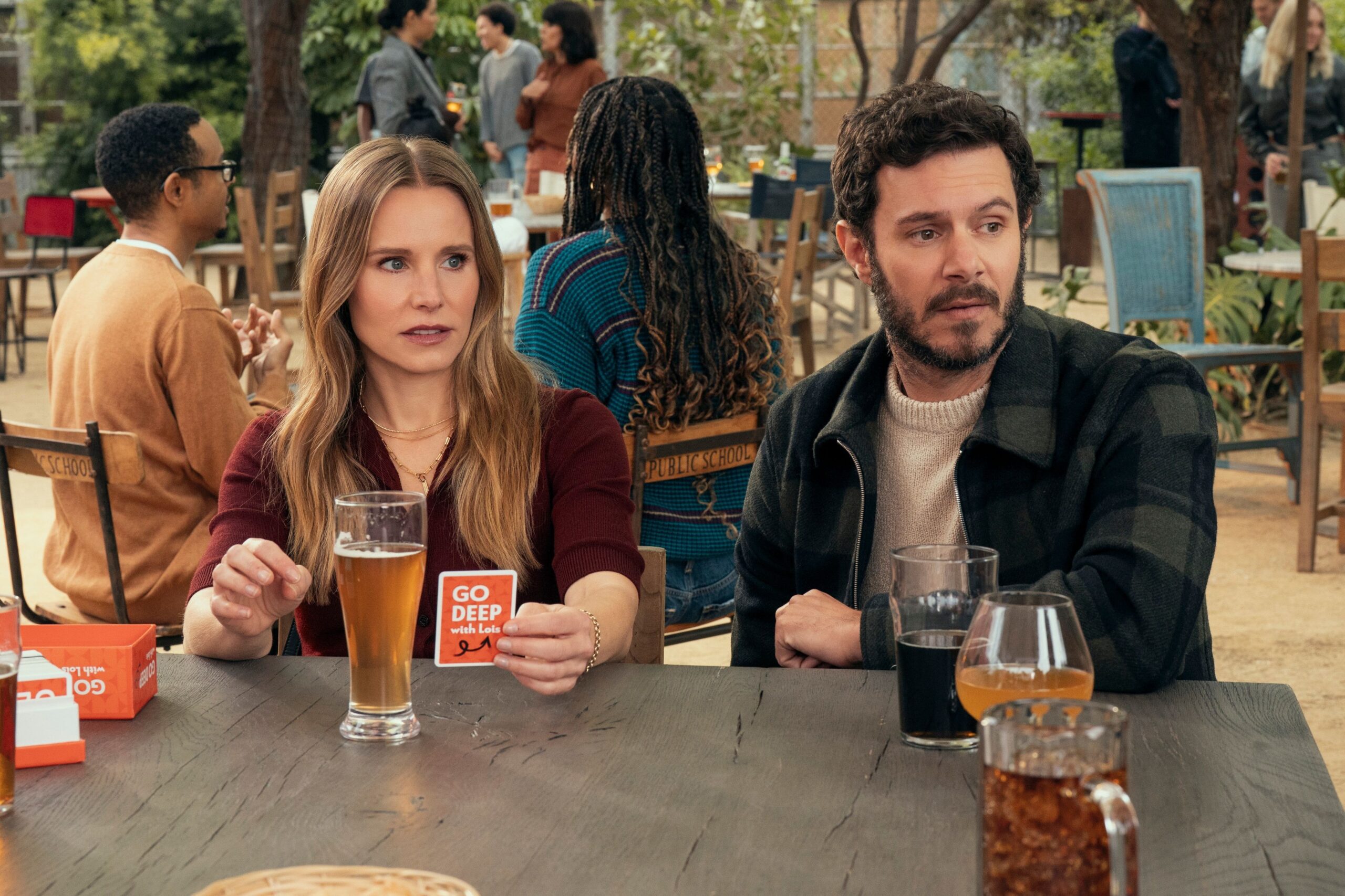 Kristen Bell and Adam Brody in Nobody Wants This