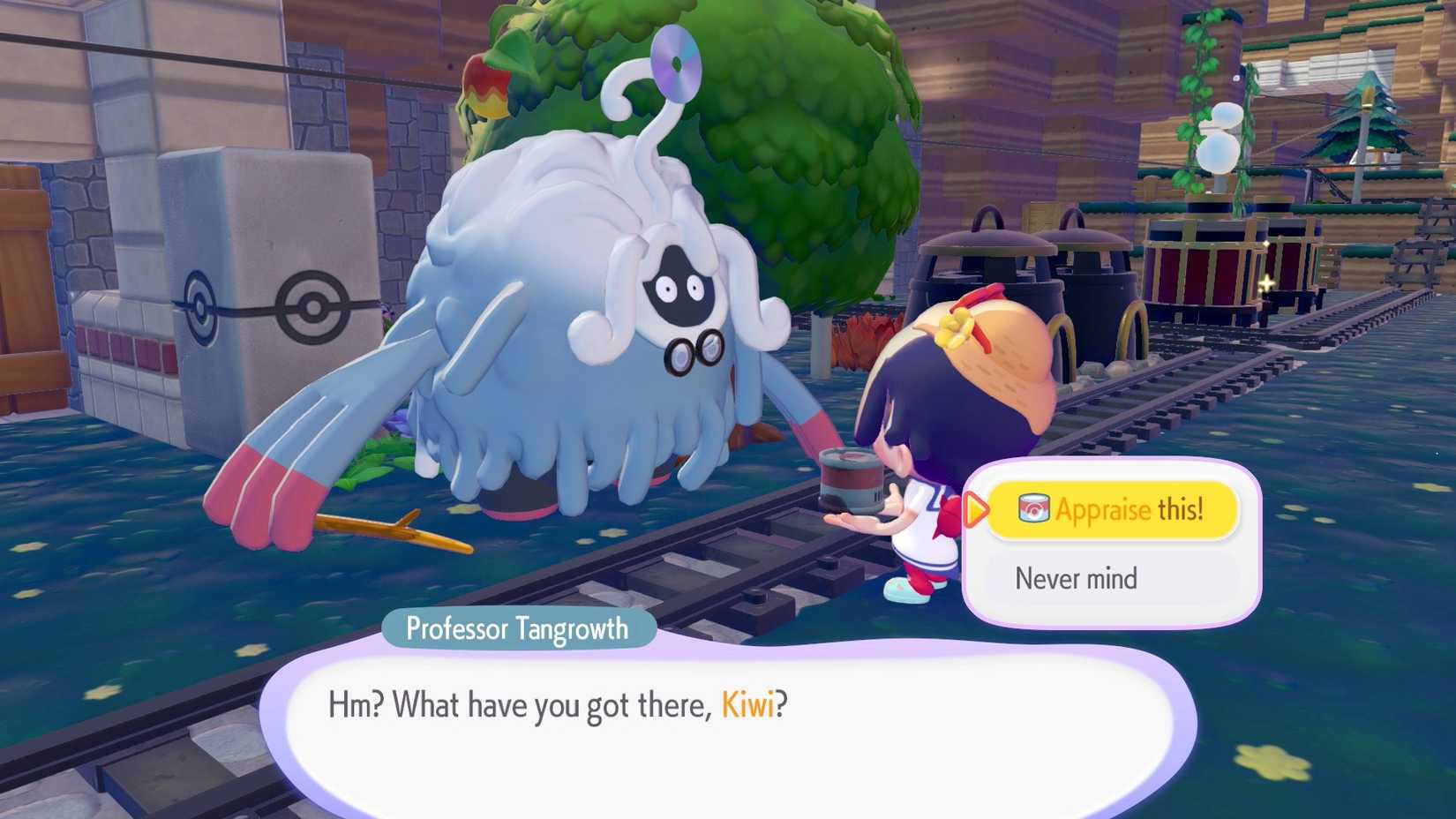 Professor Tangrowth offers to appraise a lost relic in Pokémon Pokopia