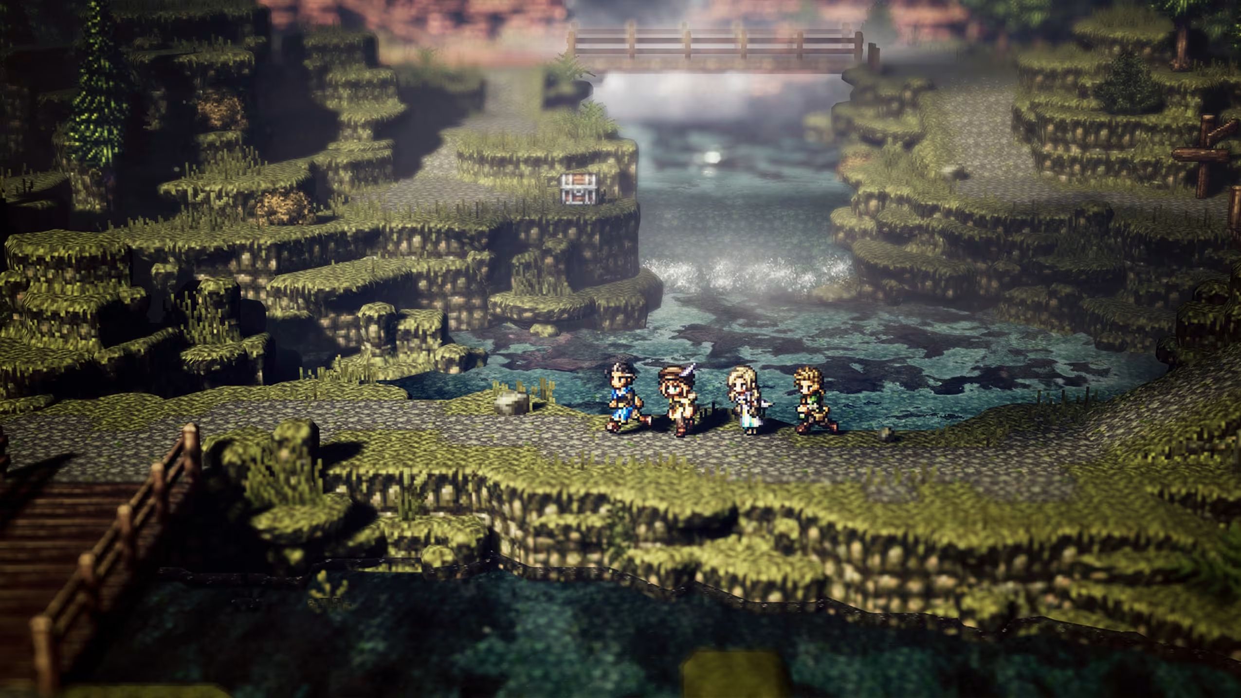 An Octopath Traveler party