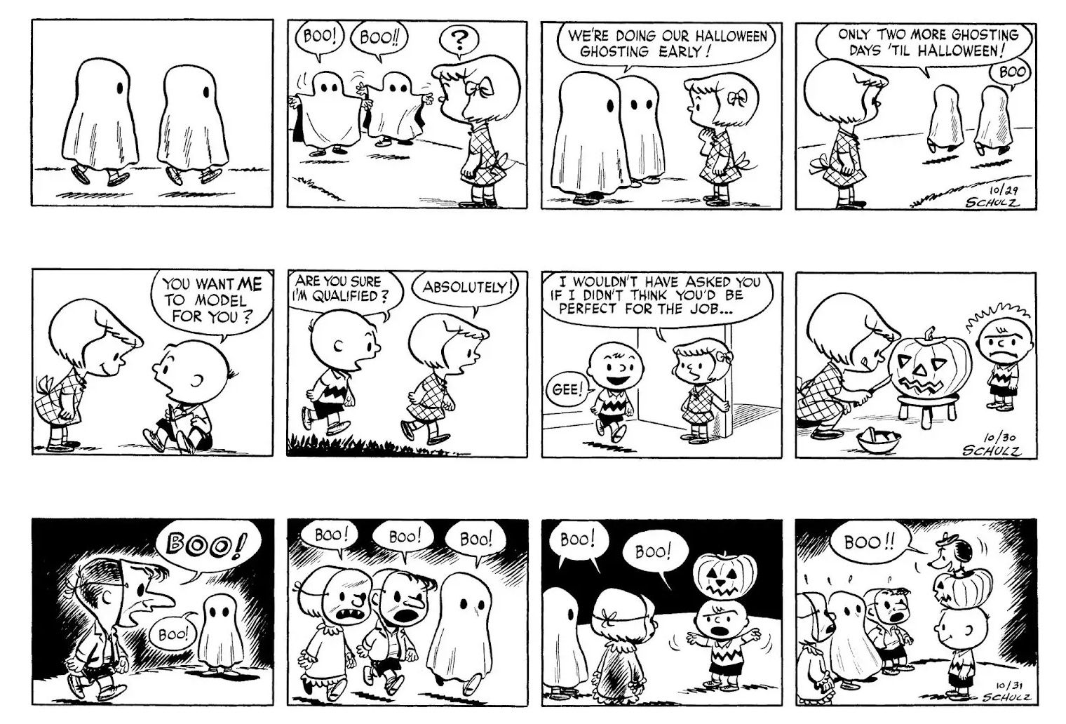 Peanuts-October-29-31-1951