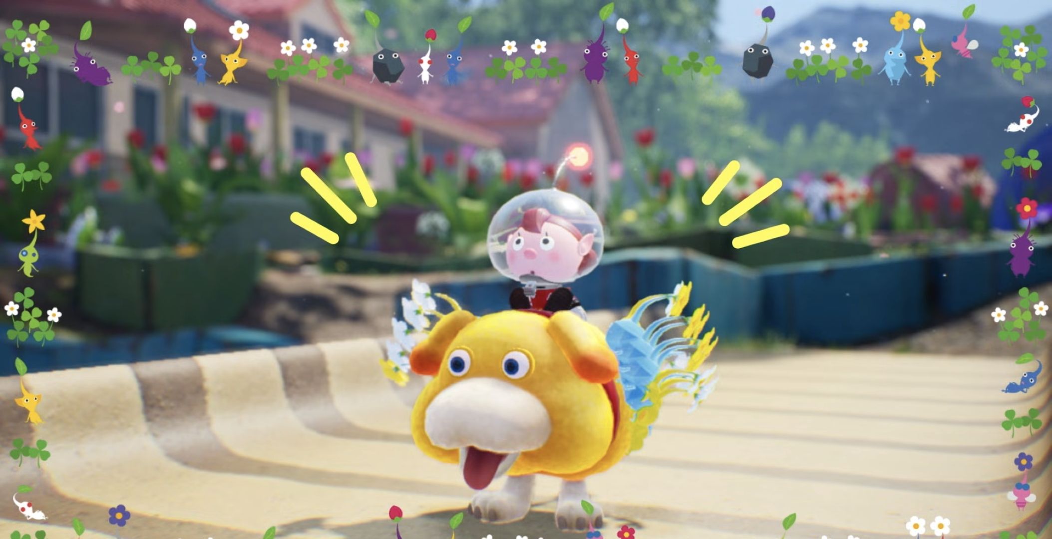 Using photo mode in Pikmin 4's November 2025 update.