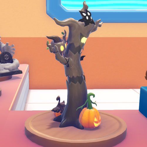 The trevenant streelight event item from Pokémon Pokopia