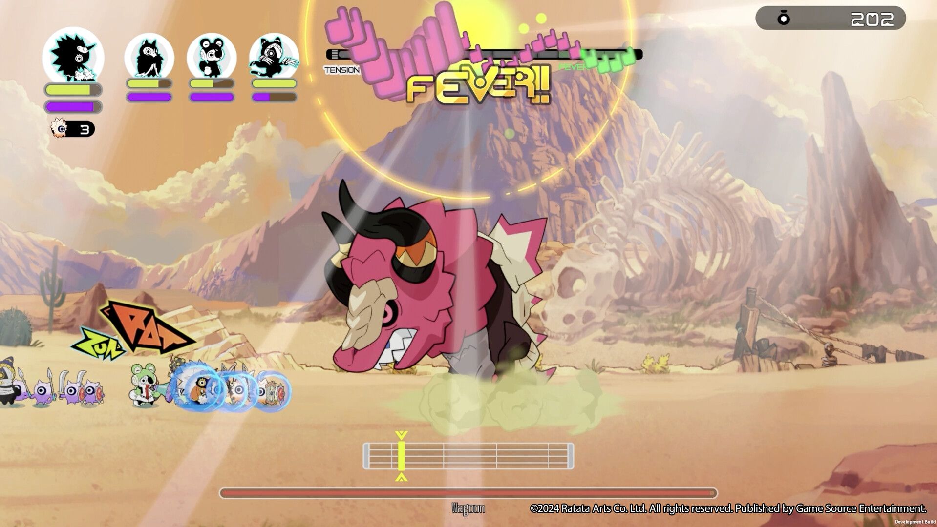 Coburn attack a desert creature in Ratatan.