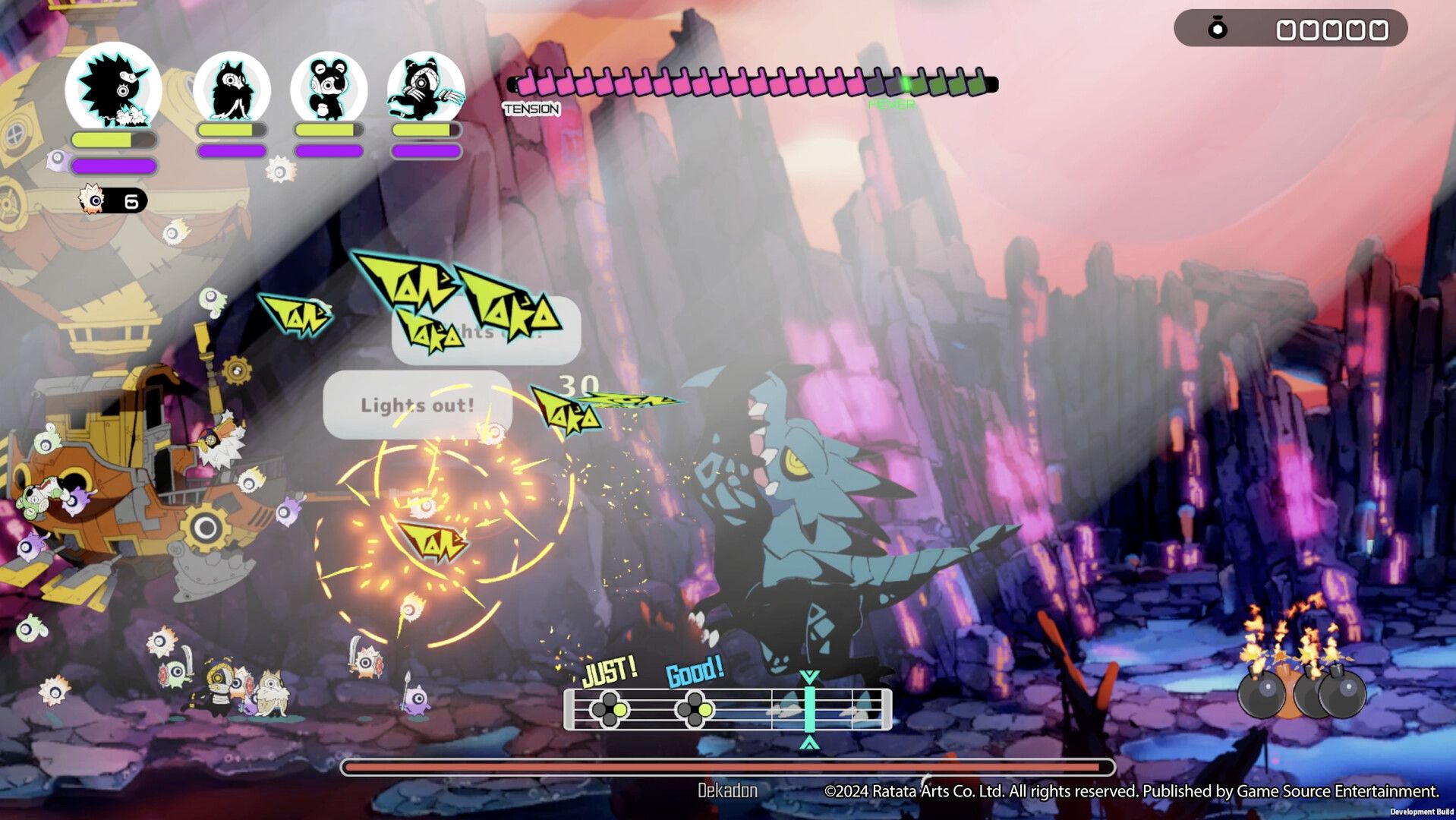 Coburn attackm a monster in Ratatan.