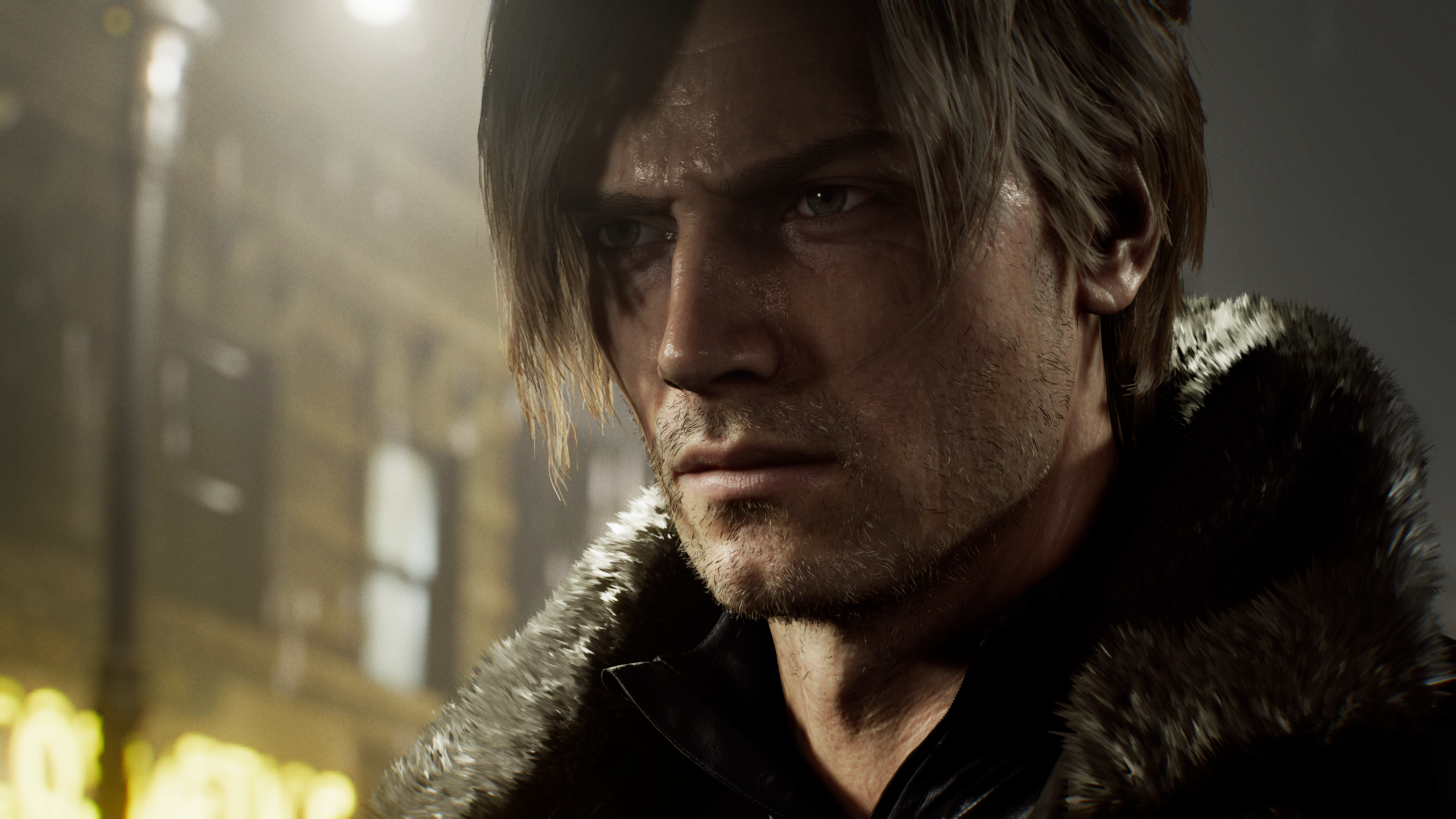 Resident Evil Requiem Leon smoldering