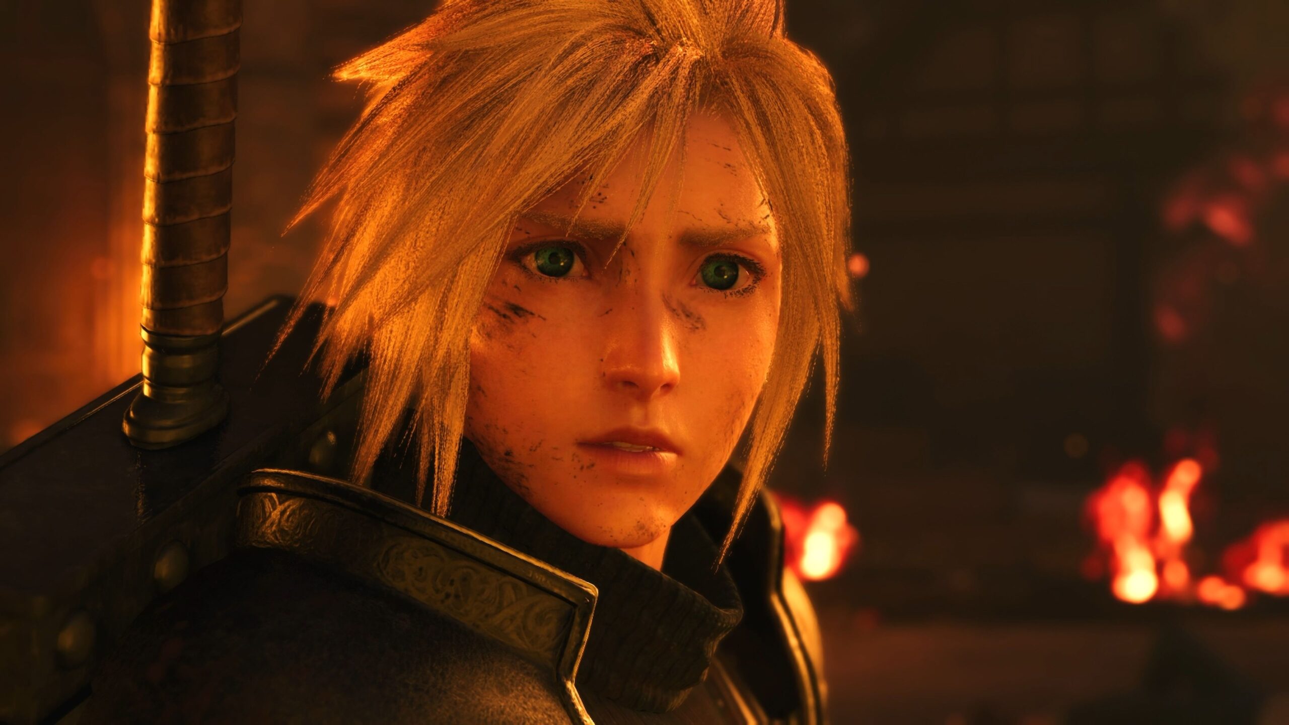 FF7 Rebirth Switch 2 young Cloud in Nibelheim