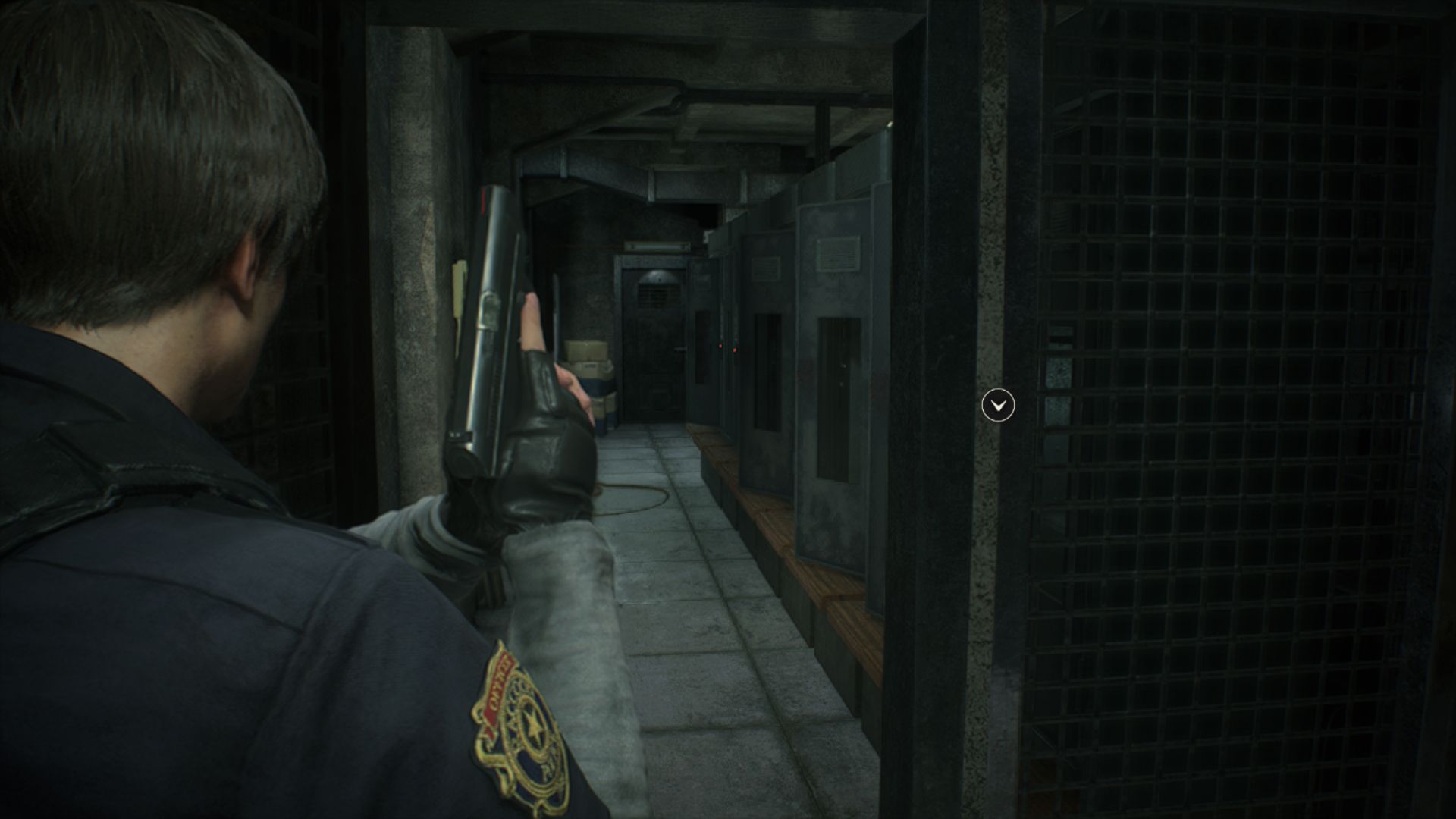 A close-up of Leon's hair in Resident Evil 2 on Switch 2