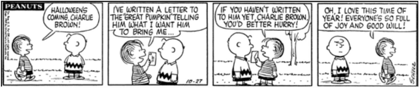 Peanuts Great Pumpkin Linus