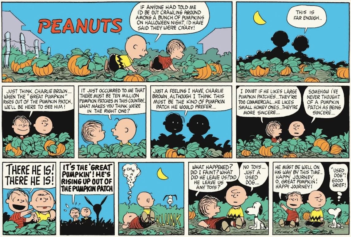 Peanuts Great Pumpkin Linus