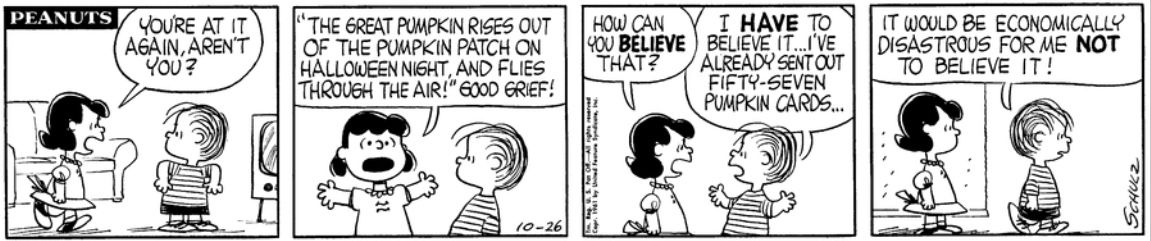 Peanuts Great Pumpkin Linus