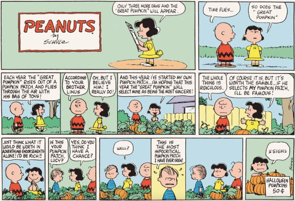 Peanuts Great Pumpkin Linus