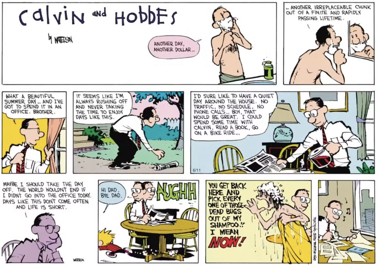 Calvin and Hobbes Mom Dad Parents