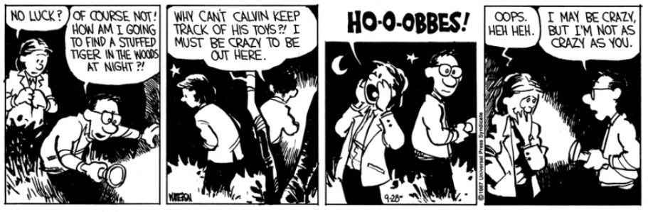 Calvin and Hobbes Mom Dad Parents