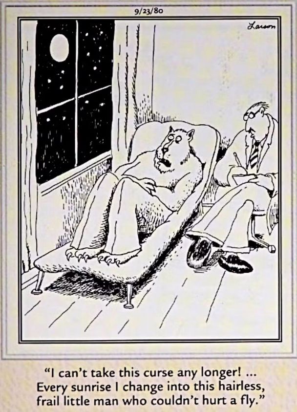 The Far Side werewolf