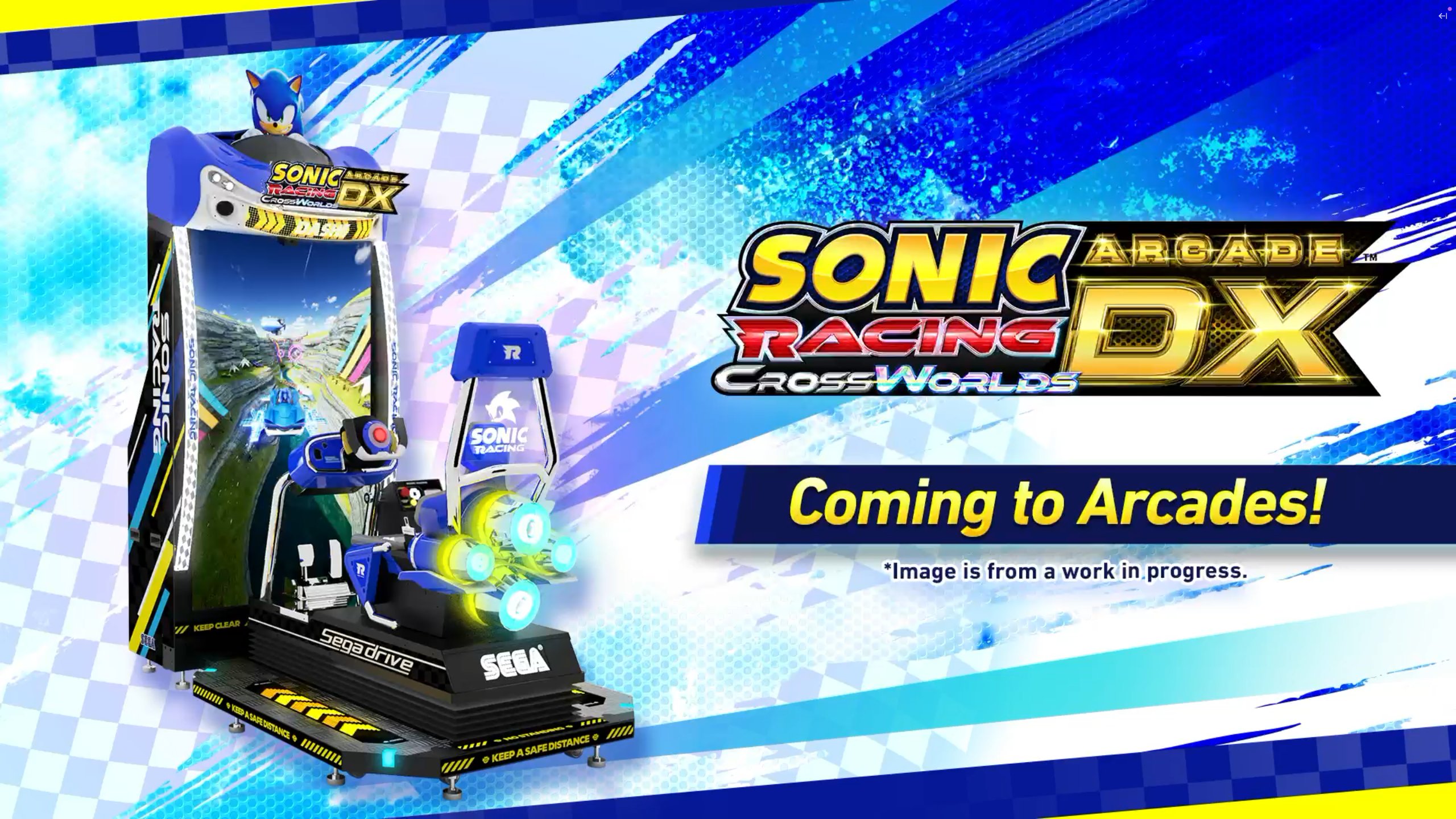Sega Announces Sonic Racing CrossWorlds Arcade DX