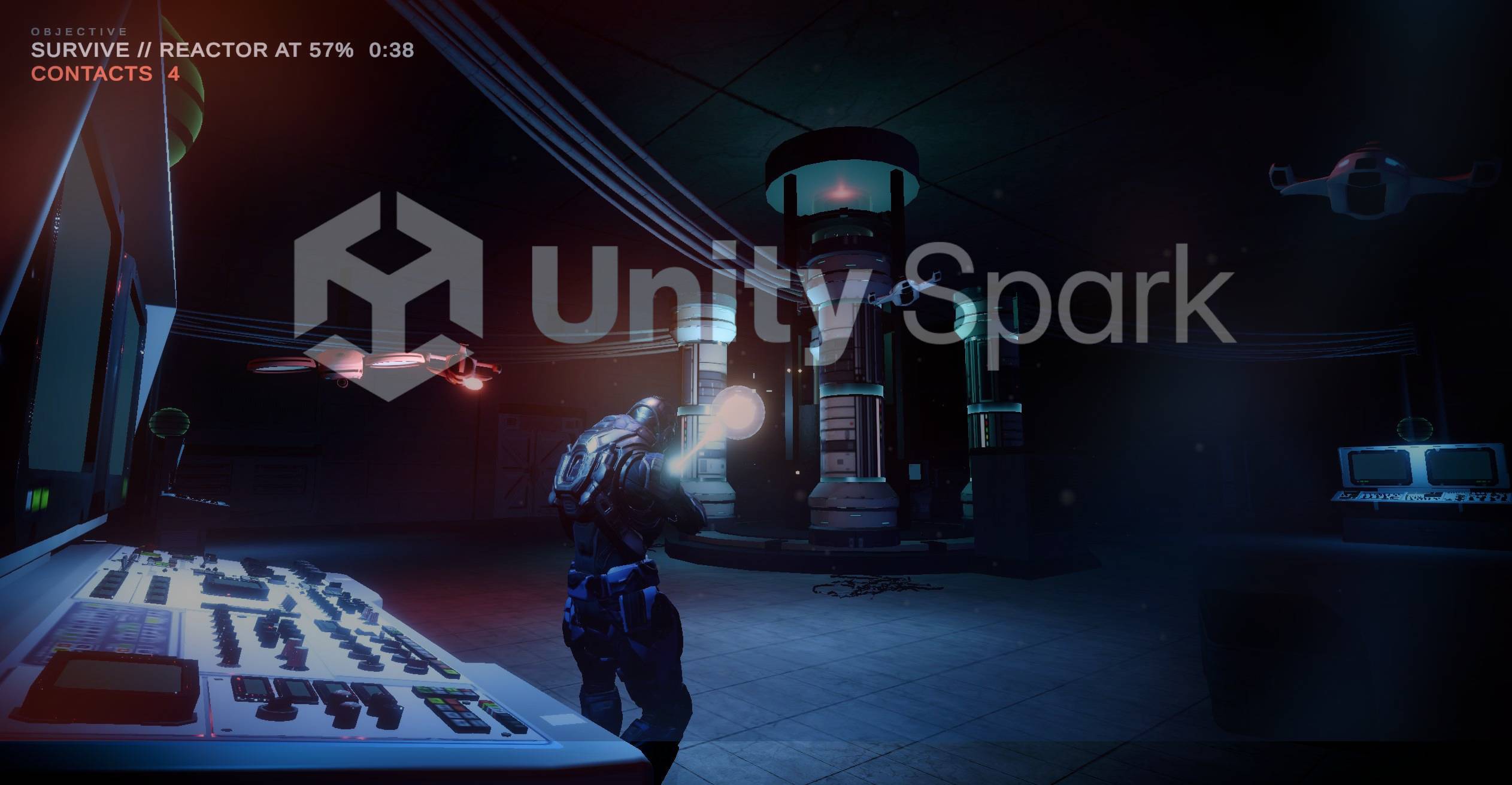 Unity Spark’s Dream Game Demo Is a Space Corridor
