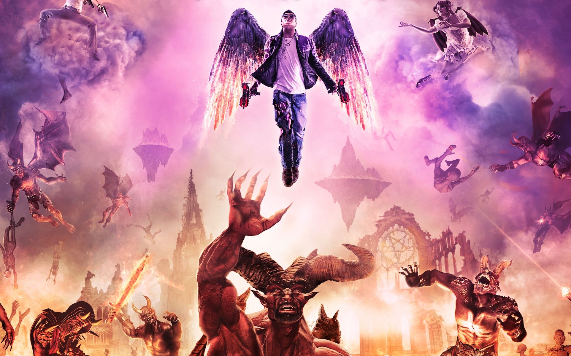 Saints Row 4: Gat Out of Hell artwork