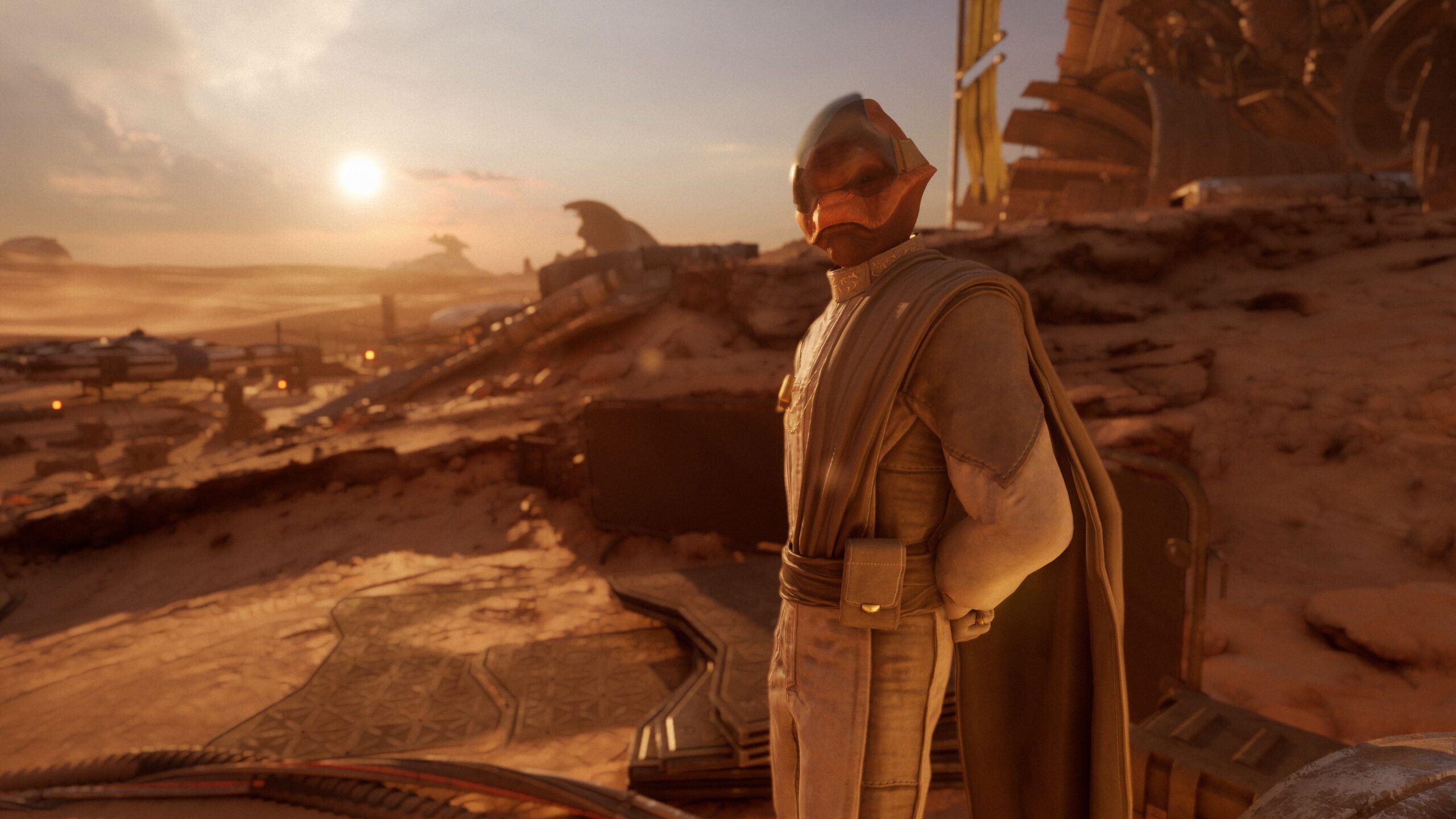 Kestar Bool stands tall in Star Wars: Galactic Racer.