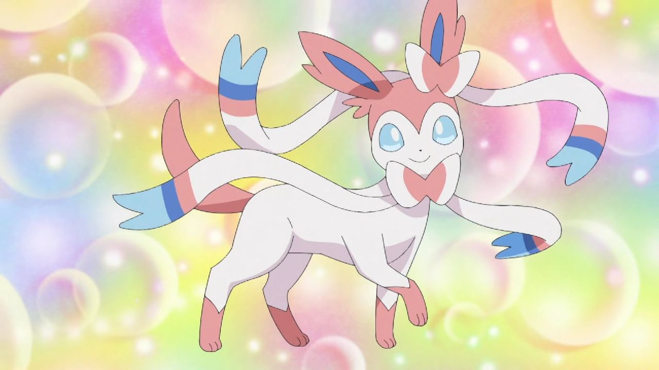 Sylveon Pokémon anime screenshot