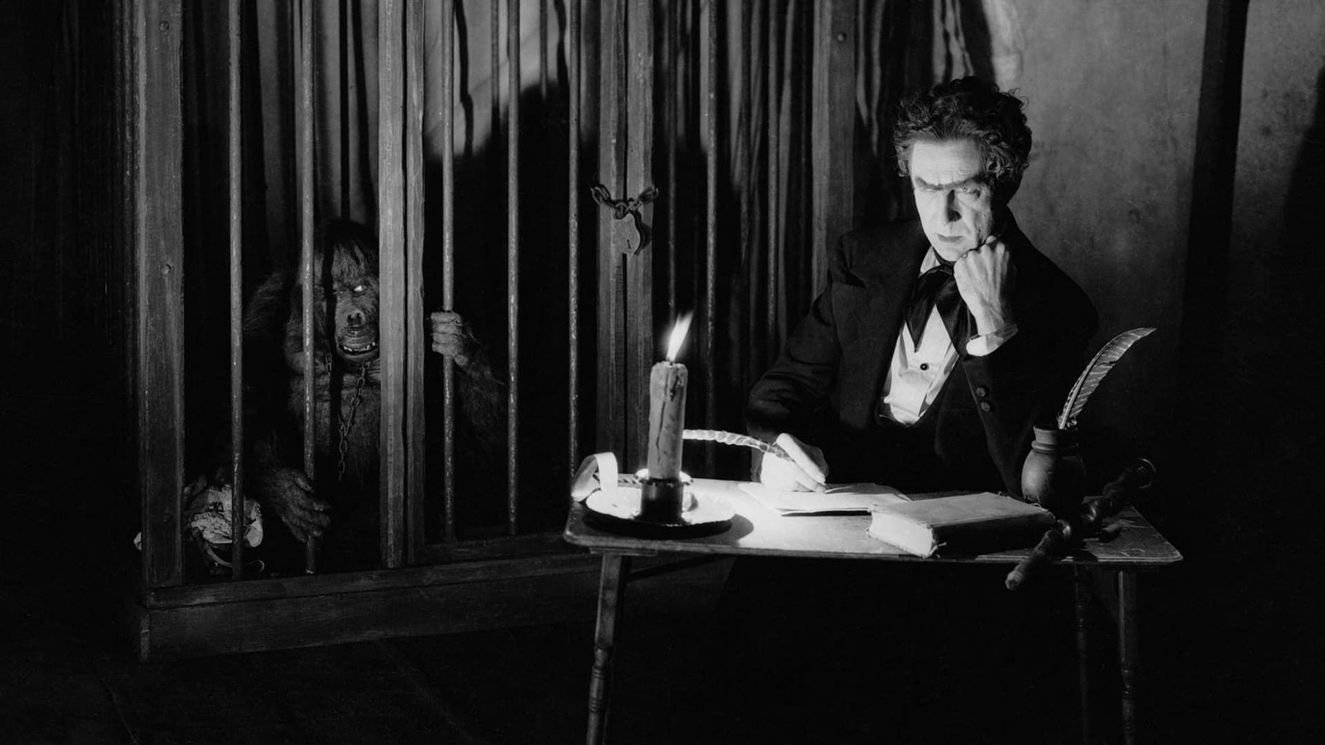 A still from Murders in the Rue Morgue