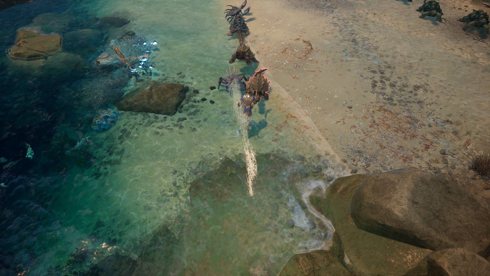 Titan Quest 2 Icthians and Crabs