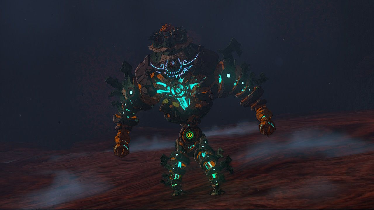 The mech construct in The Legend of Zelda: Tears of the Kingdom, which the sage Minaru has transferred her spirit into