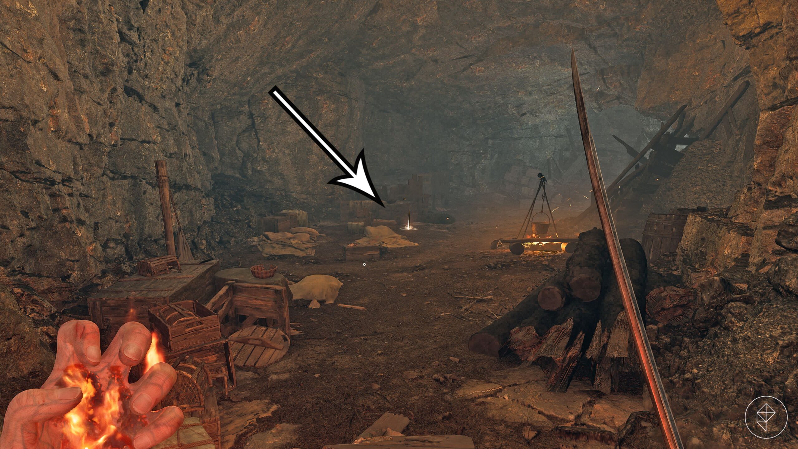 The starting point for the "Homesick" quest in Valor Mortis.