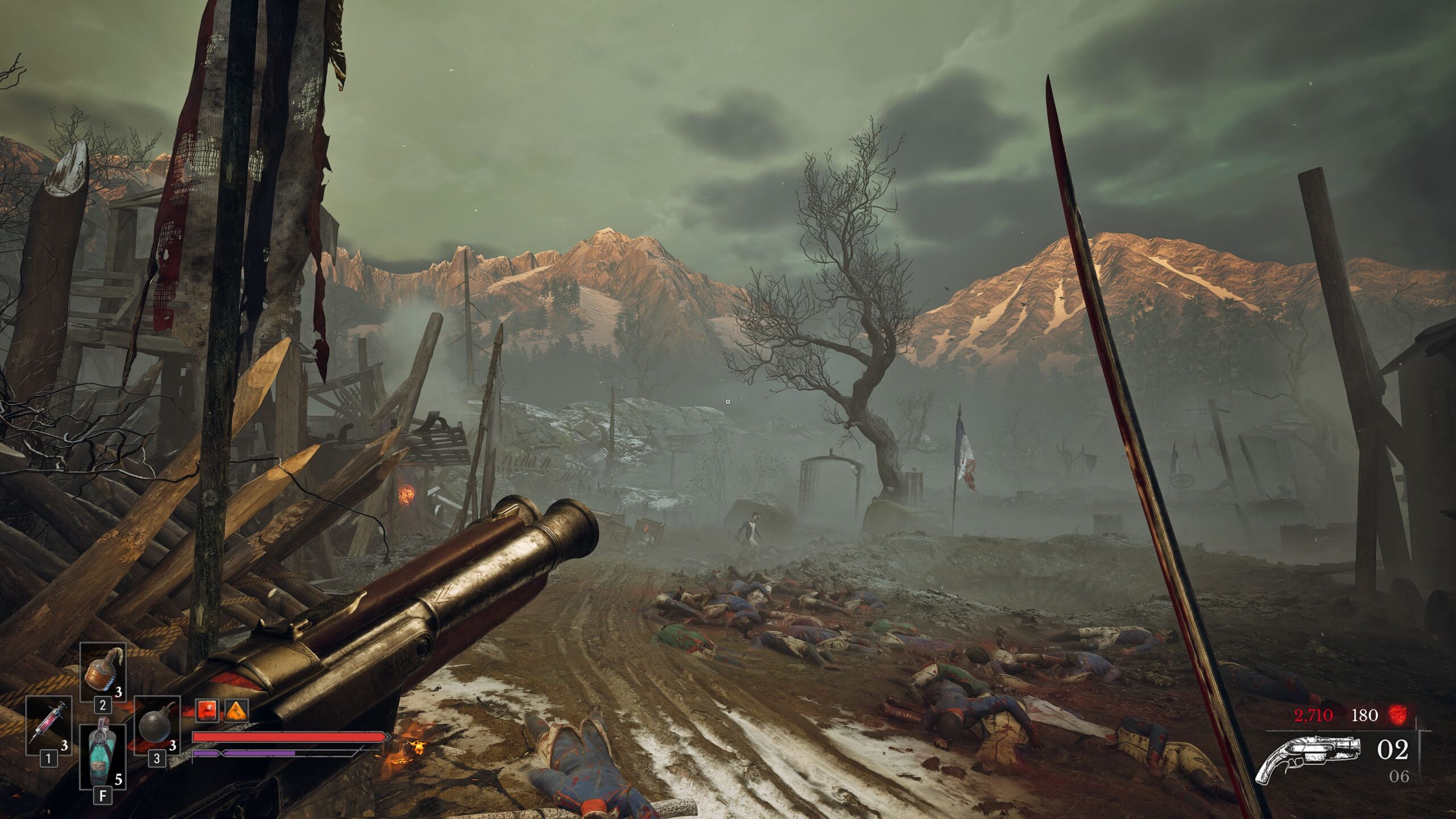 A battlefield in Valor Mortis.