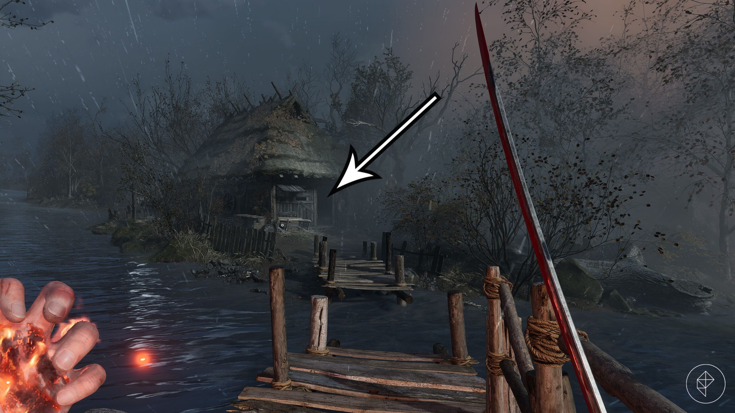 The location of the item needed to soothe the crying baby during the "Lullaby" quest in Valor Mortis.