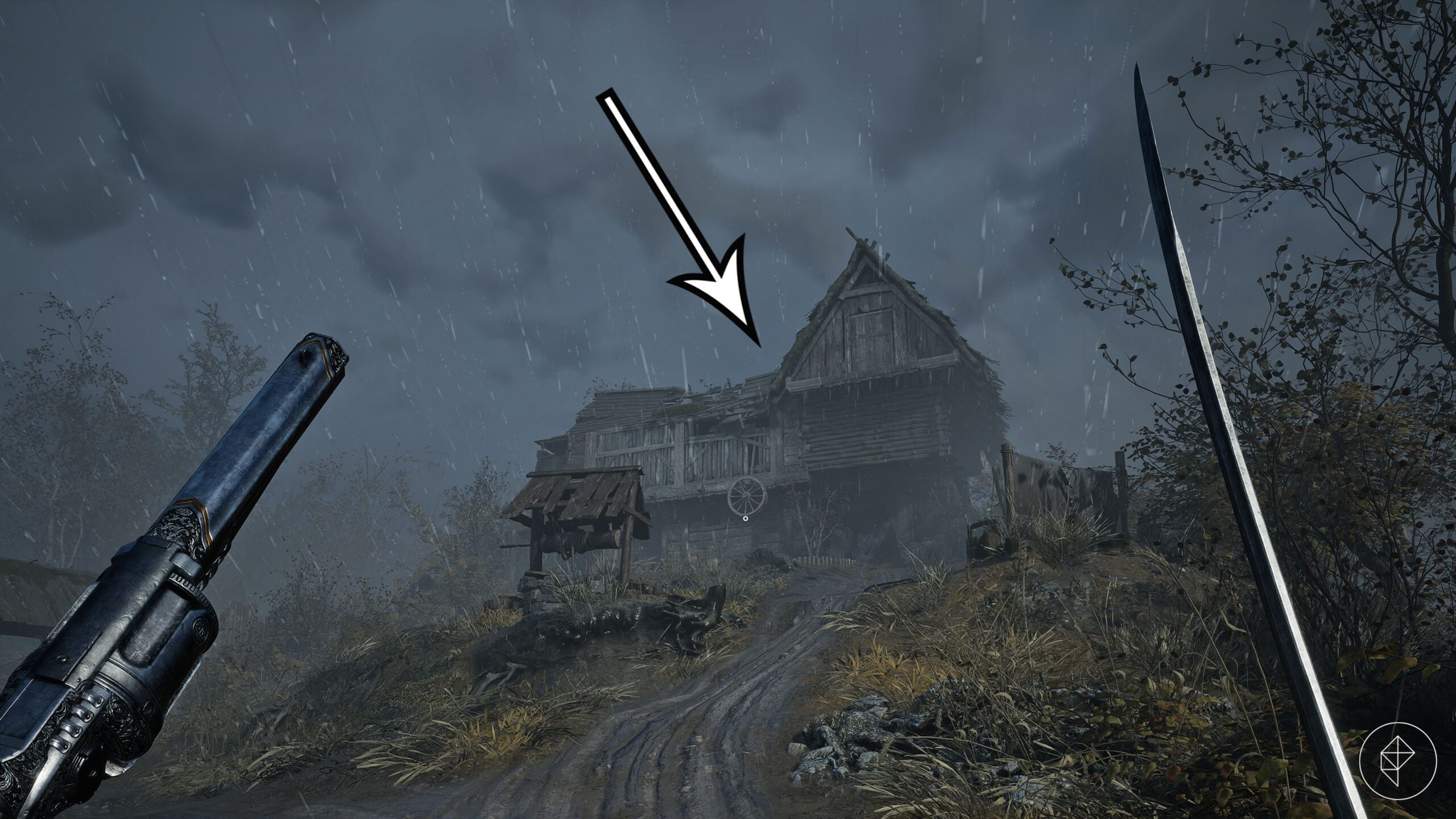 The location of the second item needed to complete "The Scarecrow" in Valor Mortis.