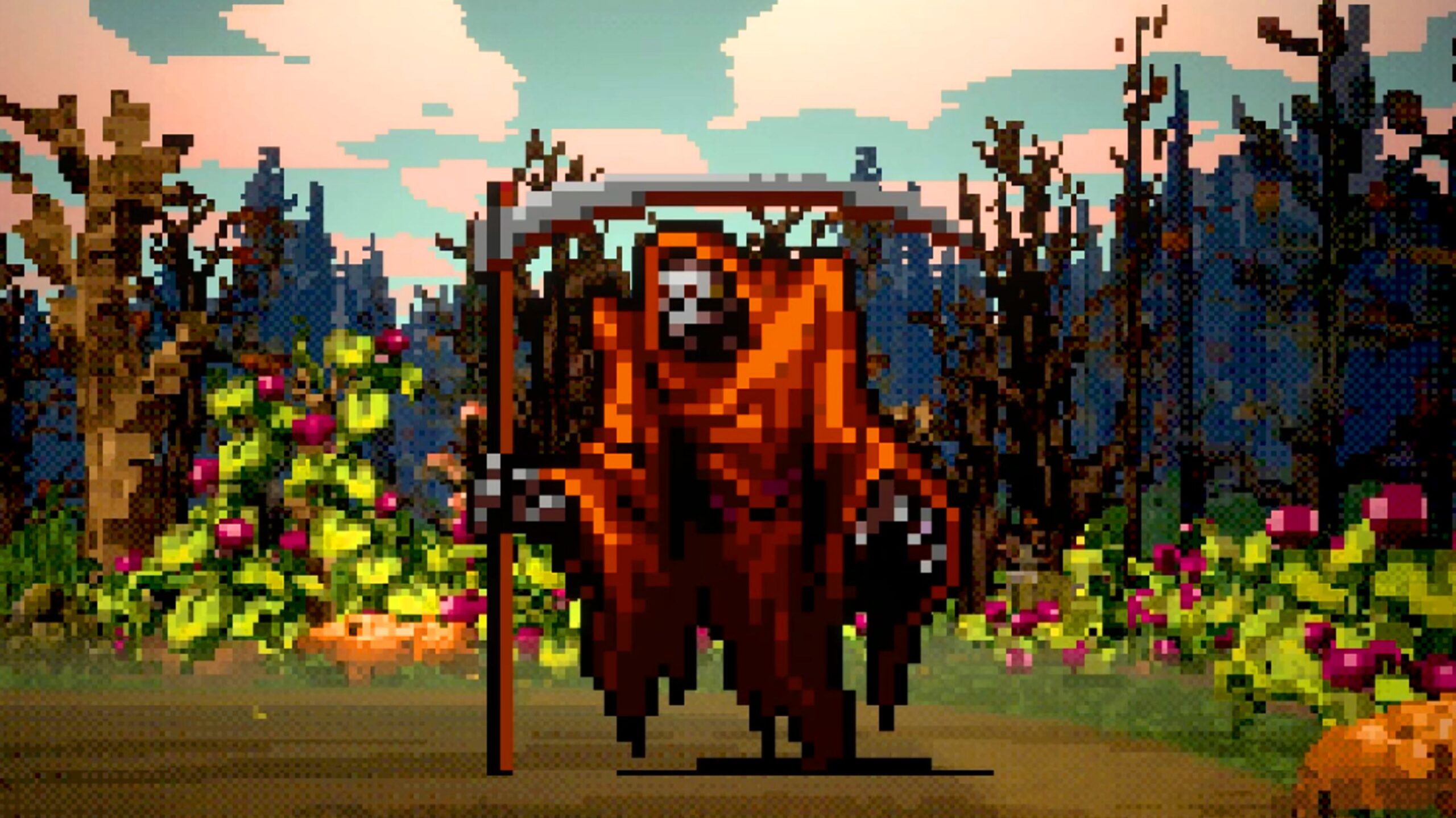 Red Death appears as the player completes a dungeon in Vampire Crawlers.