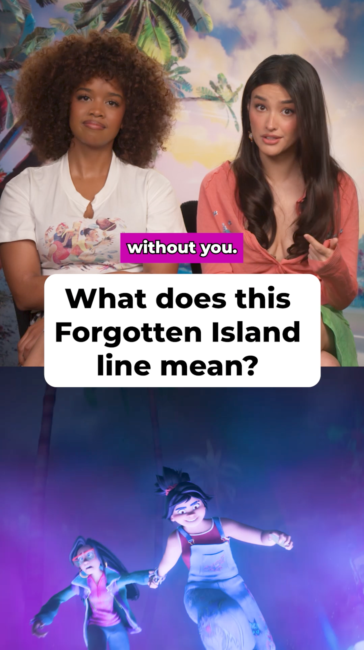 What does this Forgotten Island catchphrase mean?